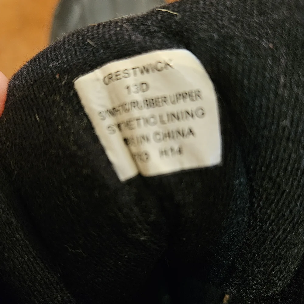 Ralph Lauren POLO Big Pony Logo Crestwick Rubber Boots Snow Rain Insulated 13D - Picture 7 of 7